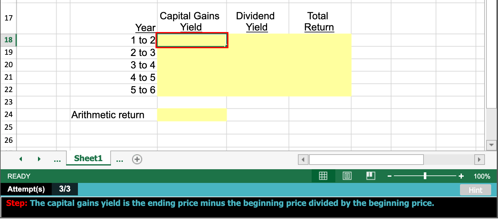 Solved Please Answer In Excel Form With Exact Cell Formul Chegg Com