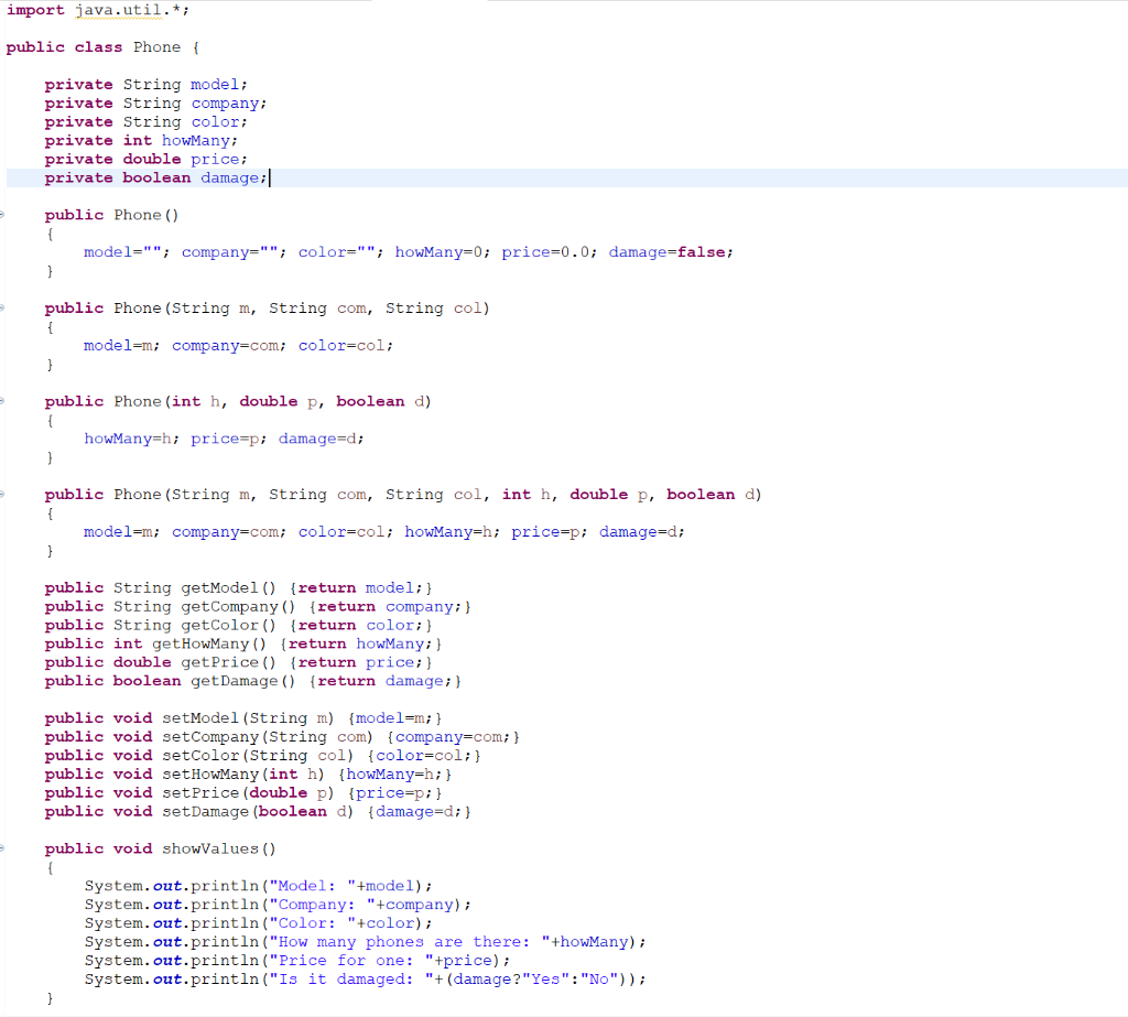 Solved 1 import java.util.ArrayList; 3 public class Phone | Chegg.com