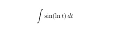 Solved sin(Int) dt | Chegg.com