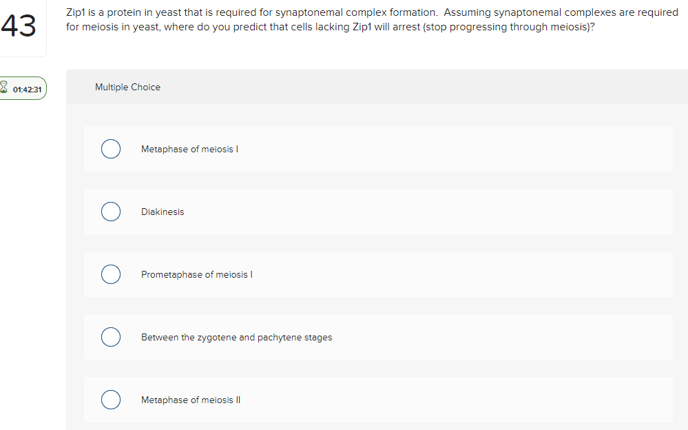 solved-43-zip1-is-a-protein-in-yeast-that-is-required-for-chegg