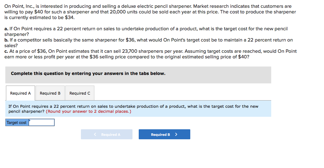 electric sharpener target