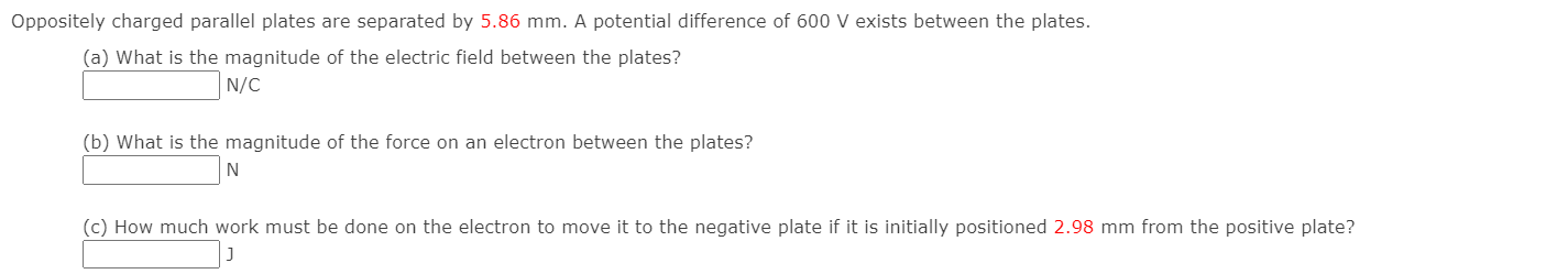 Solved Oppositely charged parallel plates are separated by | Chegg.com