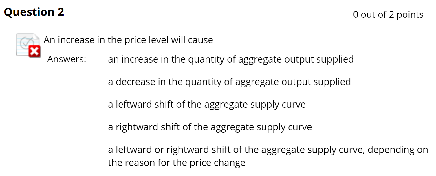 solved q11. explain the allowable increase and... Solved Question 2 O out of 2 points X An increase in the | Chegg.com
