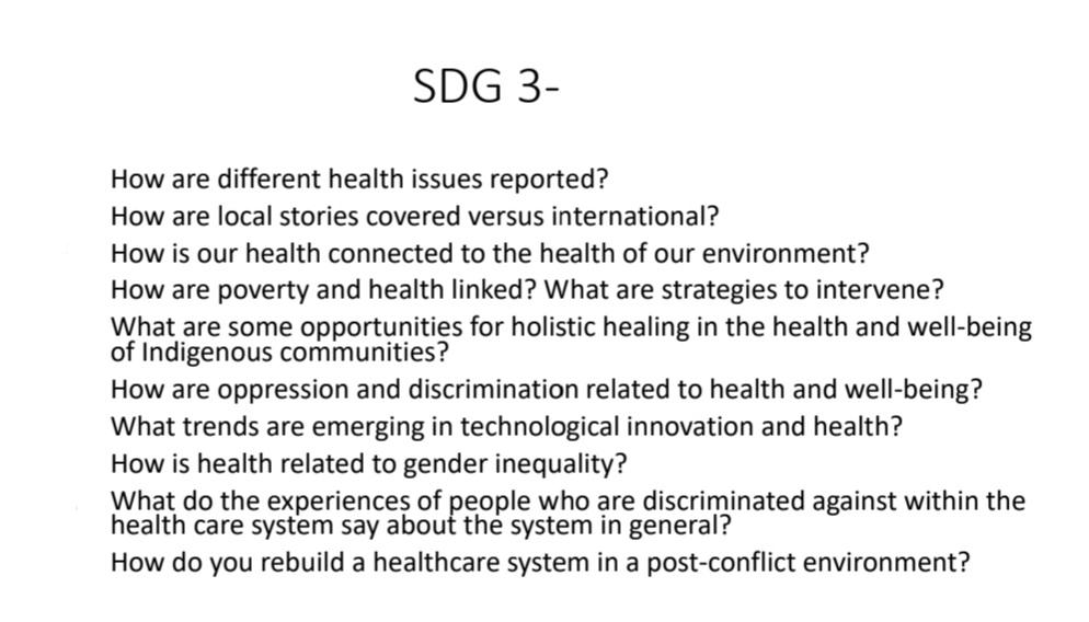 Solved SDG 3- How are different health issues reported? How | Chegg.com