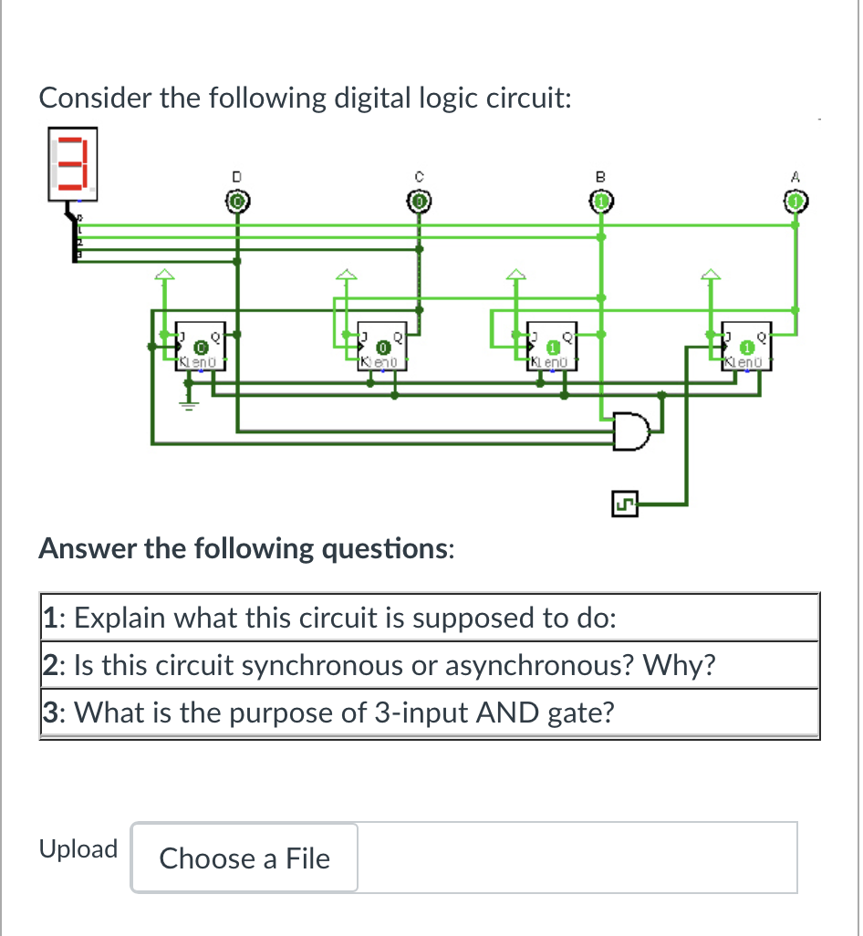 Solved Consider The Following Digital Logic Circuitanswer 4018