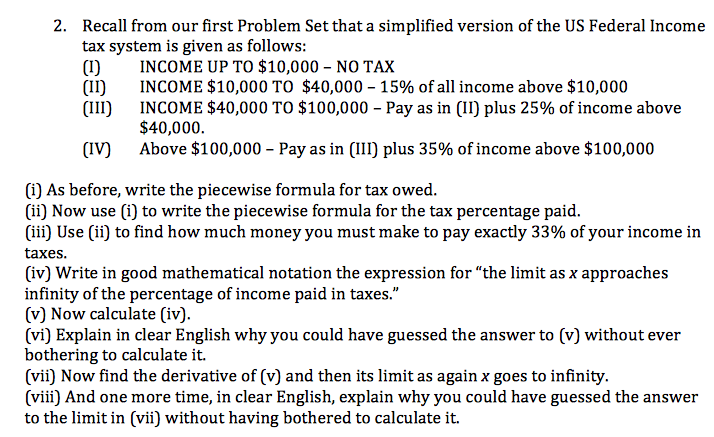 S Irs Math Problems Solved Recall from our first Problem Set that a simplified | Chegg.com