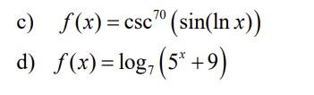 Solved 5. Find the derivative. Write your final answer(s) in | Chegg.com