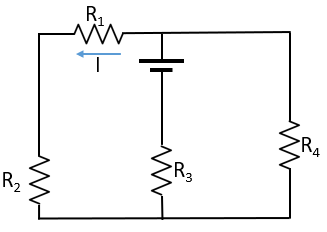 Solved Four Resistors Are Connected To A Single Battery As 