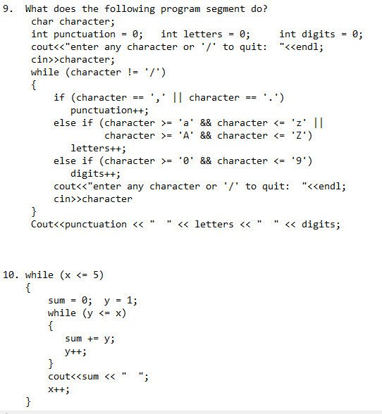 Solved 1. i = 2; while (i