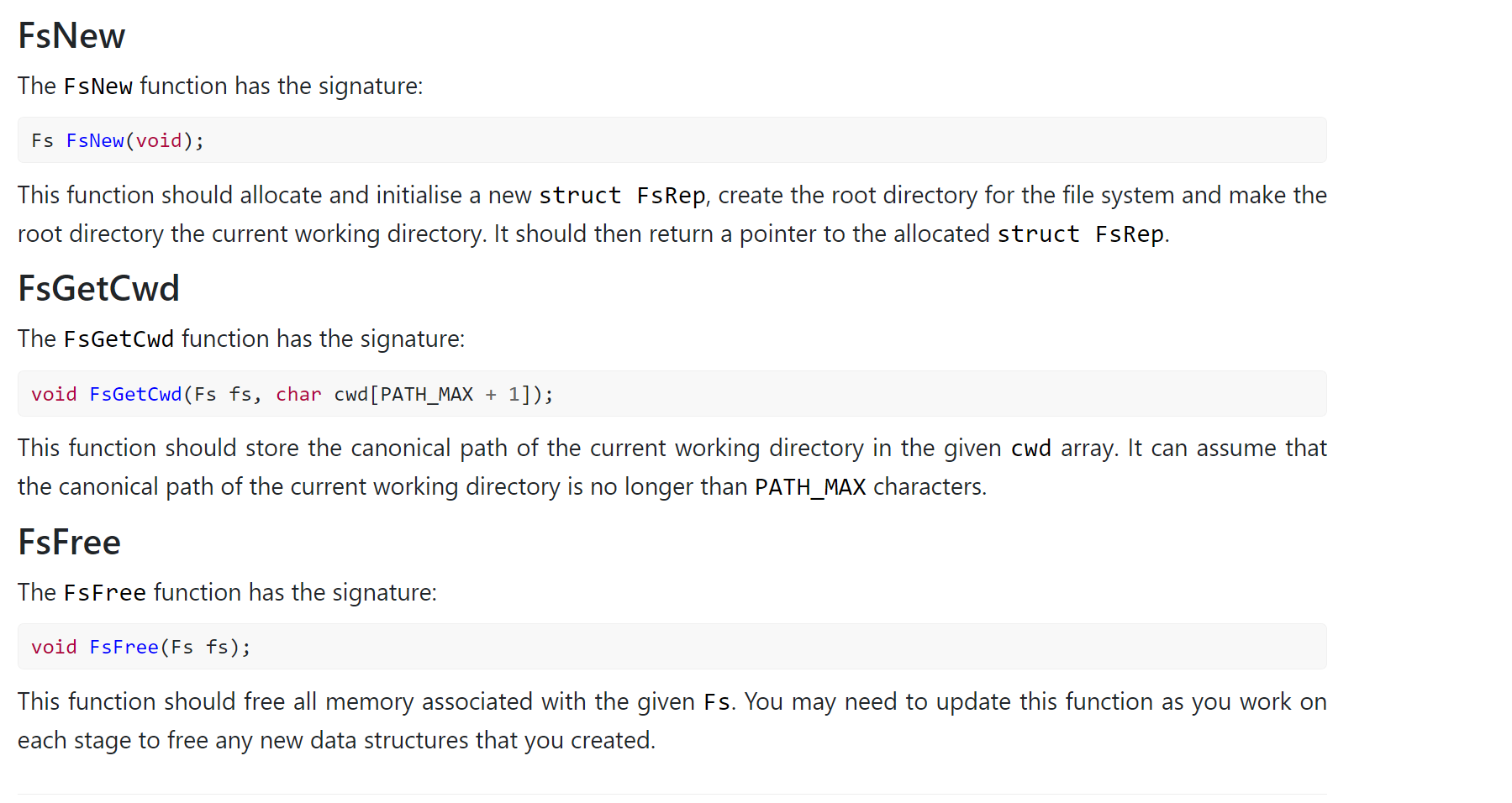 I am required to make an ADT in c to simulate a linux | Chegg.com