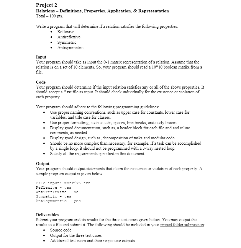 Solved Please write this in java and make sure the code | Chegg.com