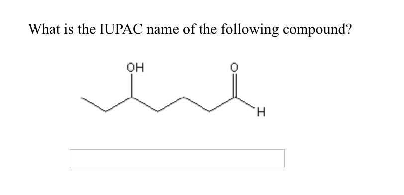 What Is The Iupac Name Of The Following Compound Oh