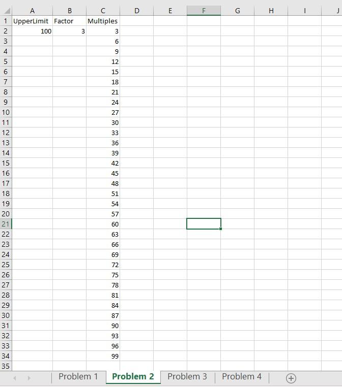 Solved Problem 1: Create an array which stores the sum of | Chegg.com