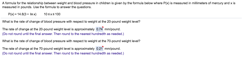 Solved A formula for the relationship between weight and | Chegg.com