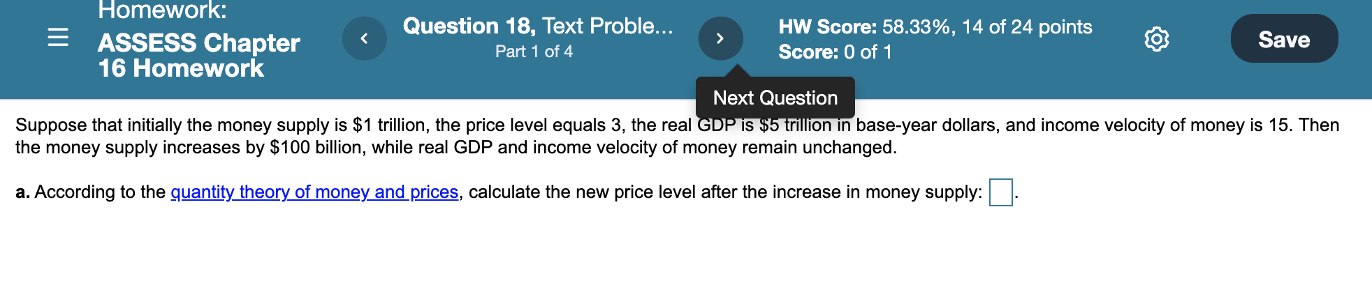 Solved Homework: = ASSESS Chapter 16 Homework Question 17, | Chegg.com