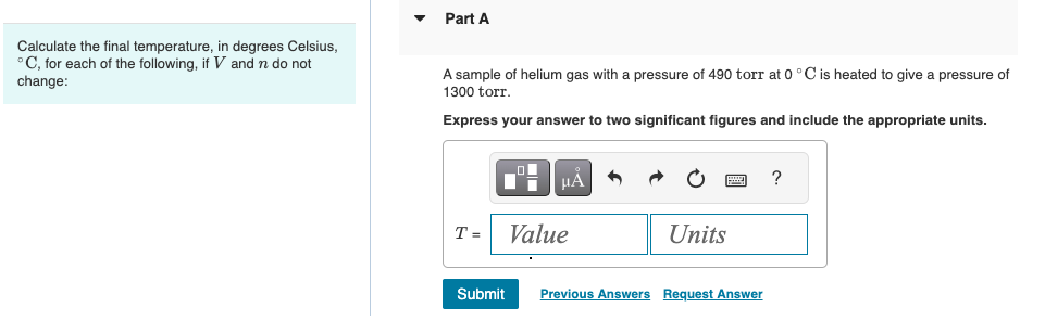 Solved Calculate The Final Temperature, In Degrees Celsius, | Chegg.com