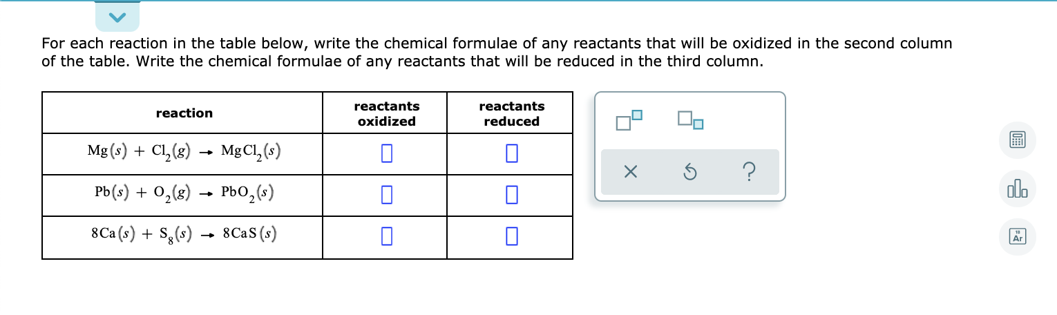 solved-for-each-reaction-in-the-table-below-write-the-chegg