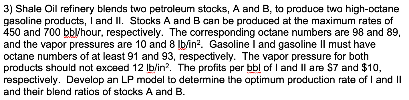 Solved Formulate LP models for each of the following | Chegg.com