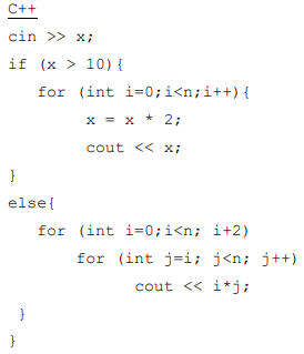 Solved Question a. Analyse the following code segments and | Chegg.com