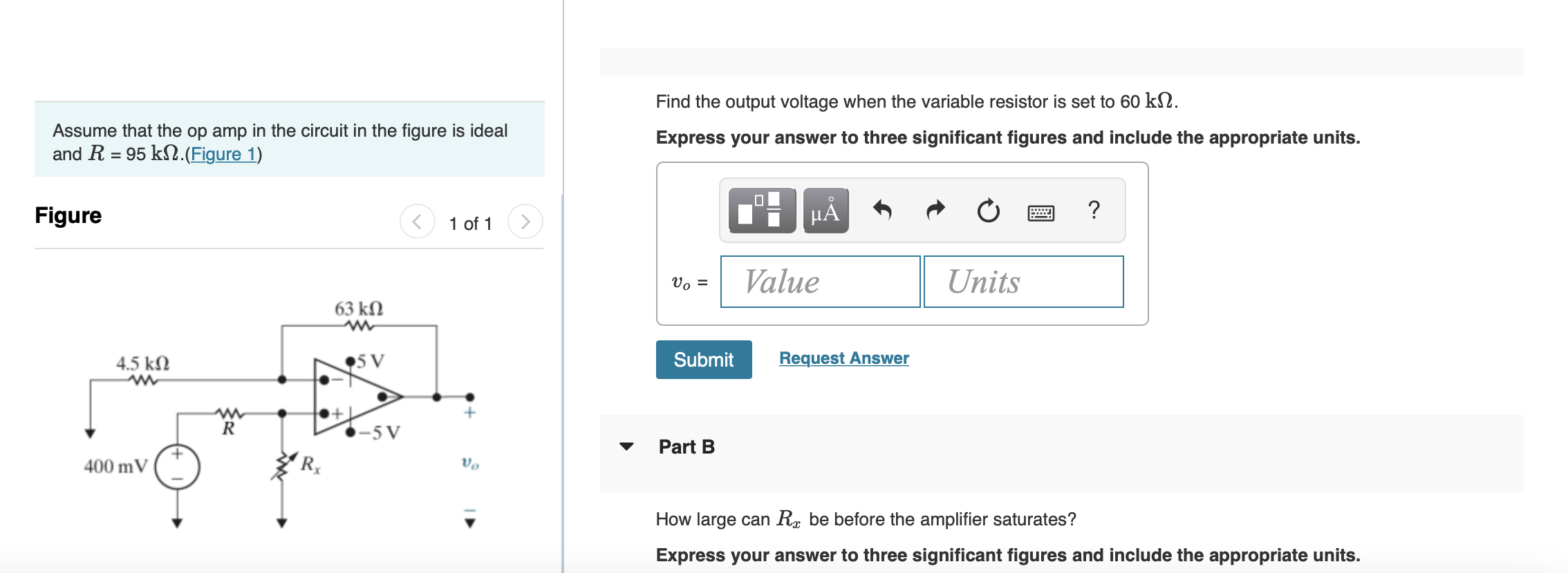 Solved Assume That The Op In The Circuit In The Figure Chegg Com