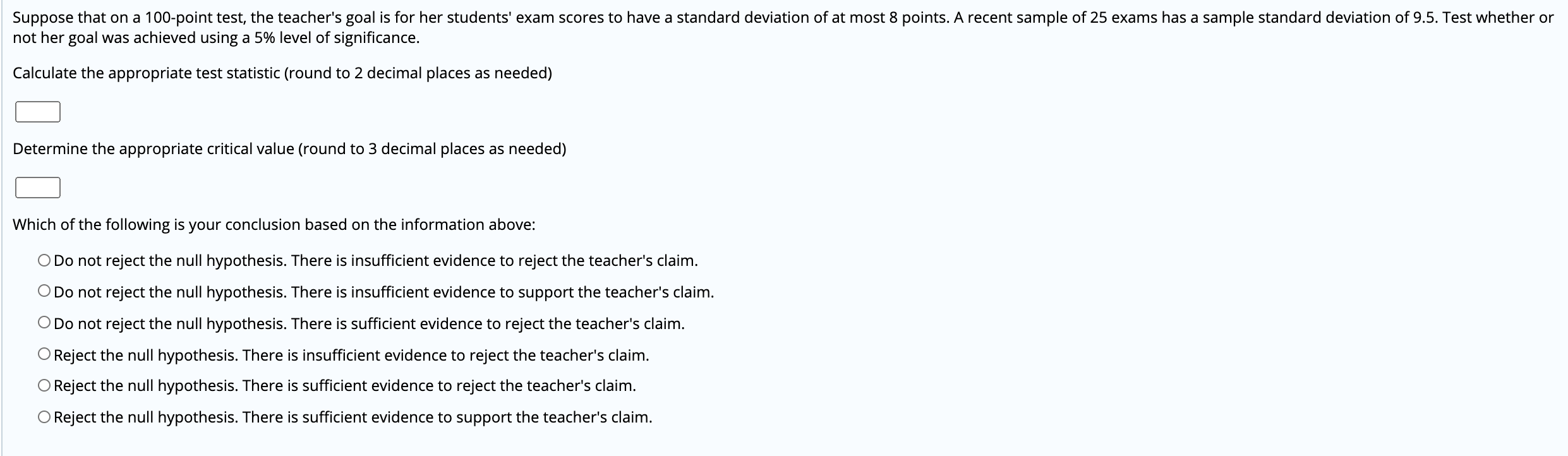 Solved Suppose that on a 100-point test, the teacher's goal | Chegg.com