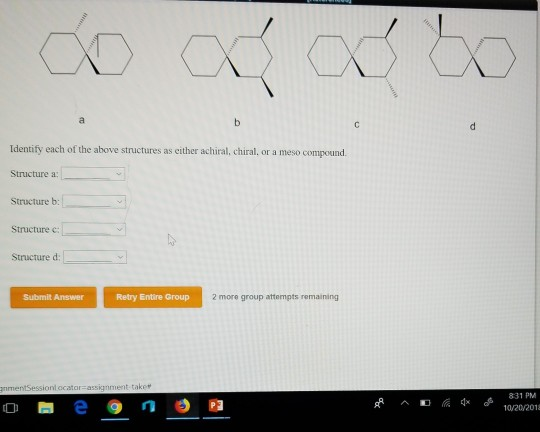 Solved Identify each of the above structures as either | Chegg.com