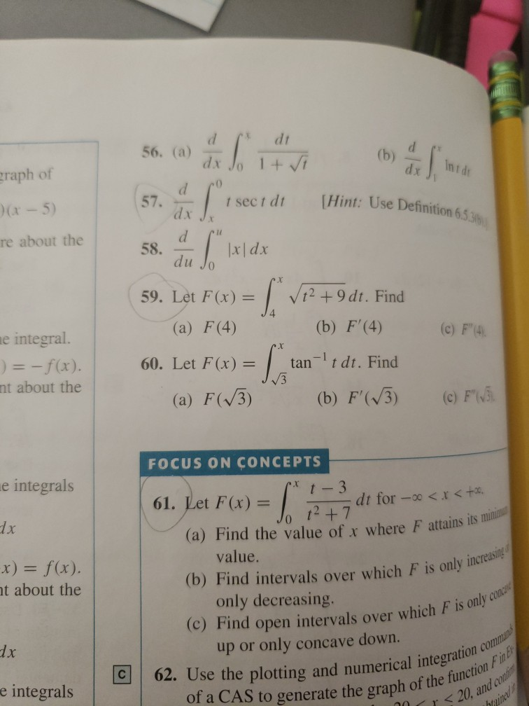 Solved solve for question 57 and show all the steps to get | Chegg.com