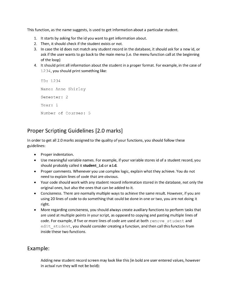 Solved General Description: In this assignment, you will be | Chegg.com