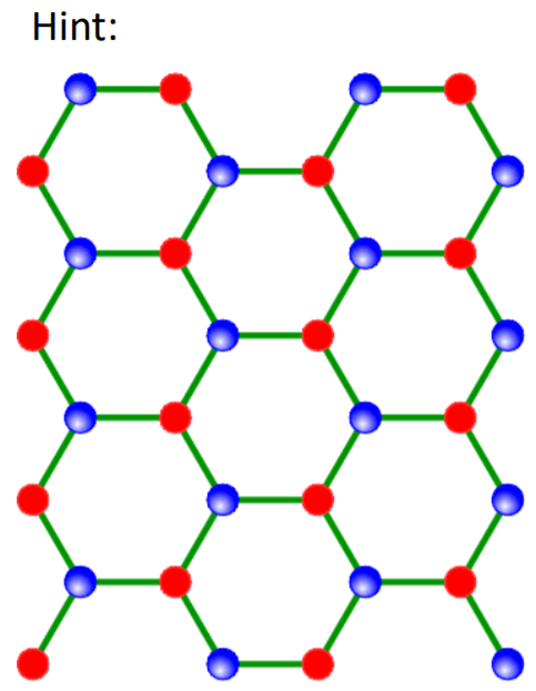 Solved Sketch the lattice of graphene and indicate one | Chegg.com
