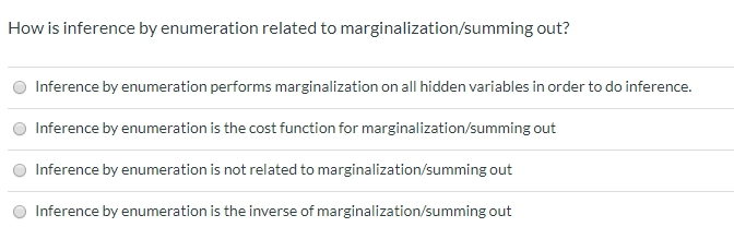 Solved How is inference by enumeration related to | Chegg.com