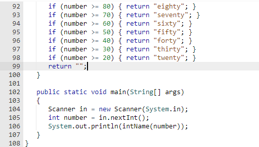 Solved Improve the intName method in IntegerName. java so | Chegg.com