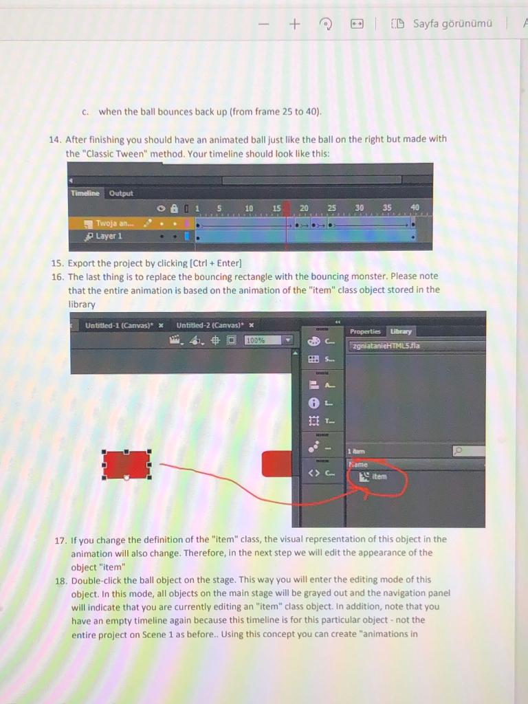 + 10 Sayfa görünumu Adobe Animate CC Animate CC is a | Chegg.com