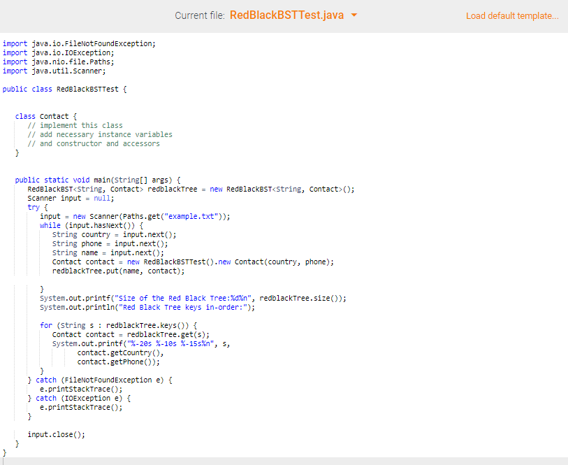 Solved In this assignment, we will implement some Red-Black | Chegg.com