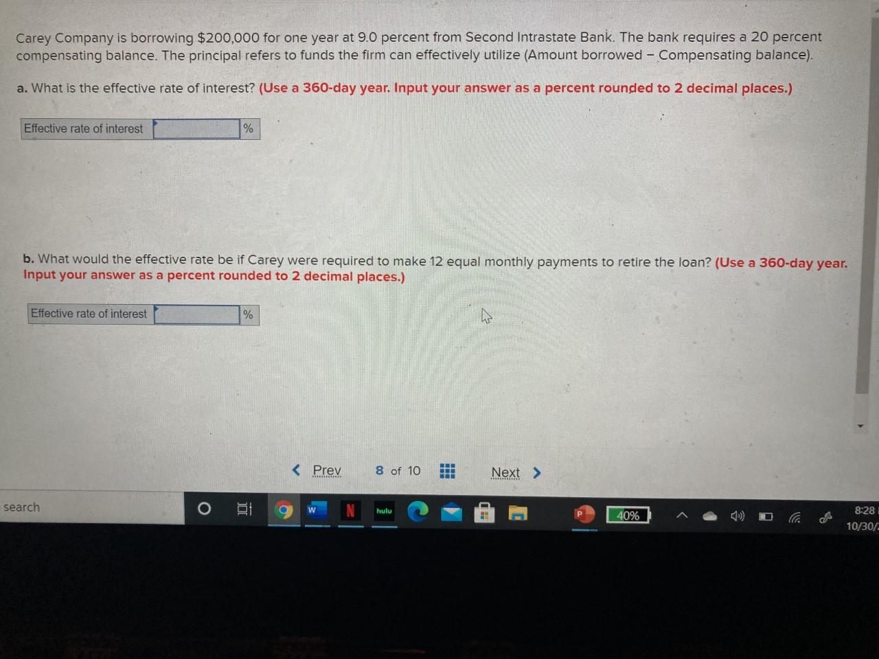 Carey Pany Is Borrowing 200 000 For One Year At Chegg 