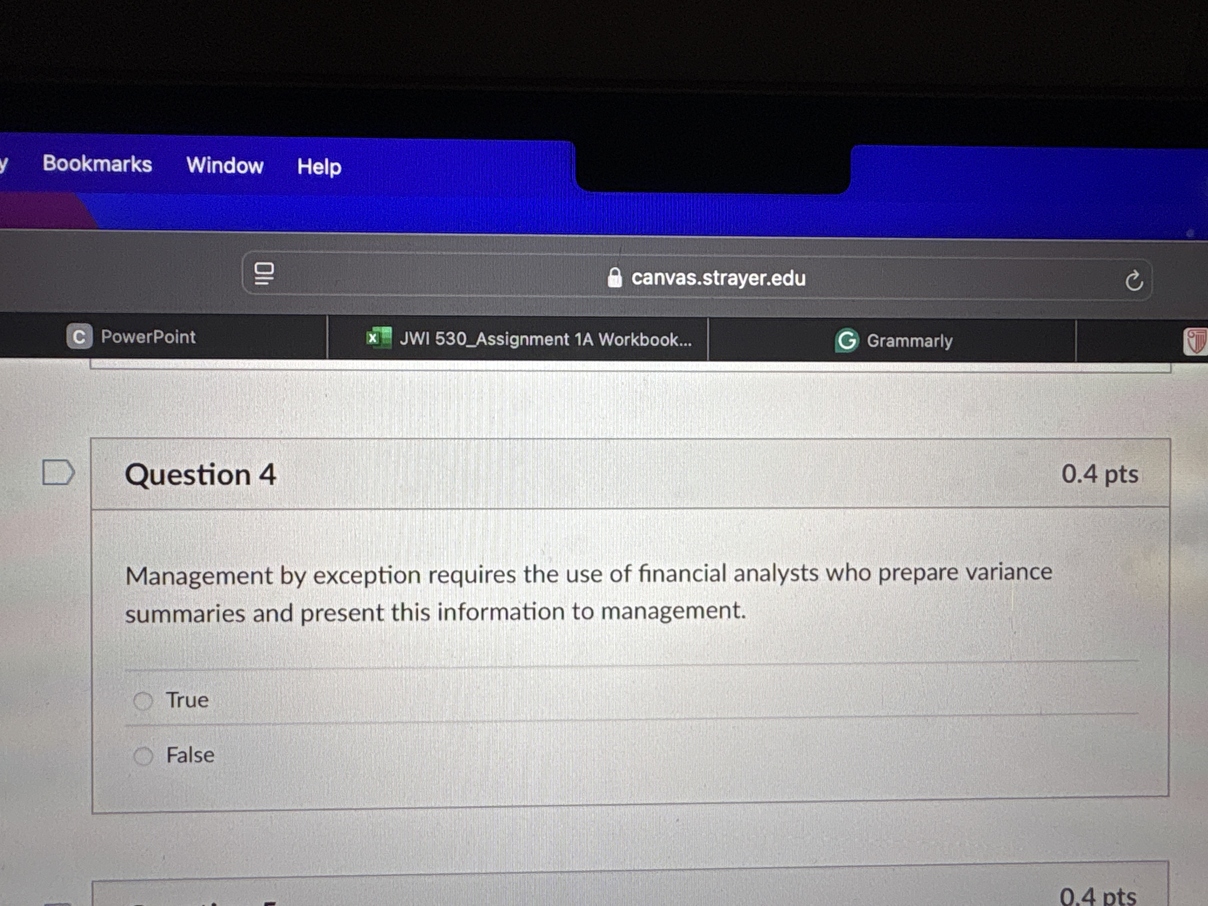 Solved Question 4Management by exception requires the use of | Chegg.com