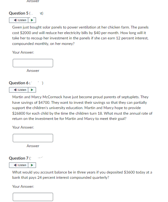 Solved Gwen just bought solar panels to power ventilation at | Chegg.com