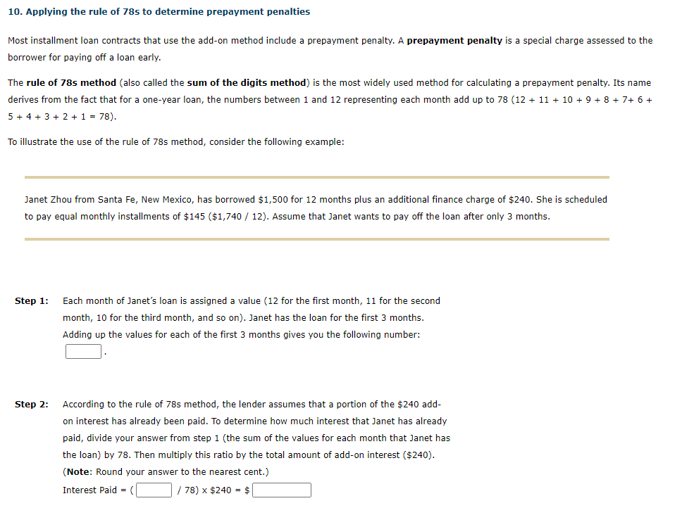 solved-10-applying-the-rule-of-78s-to-determine-prepayment-chegg