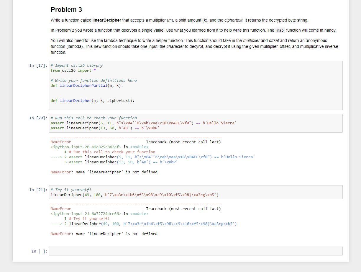 Solved Need help with this Juypter hub problem in python. | Chegg.com