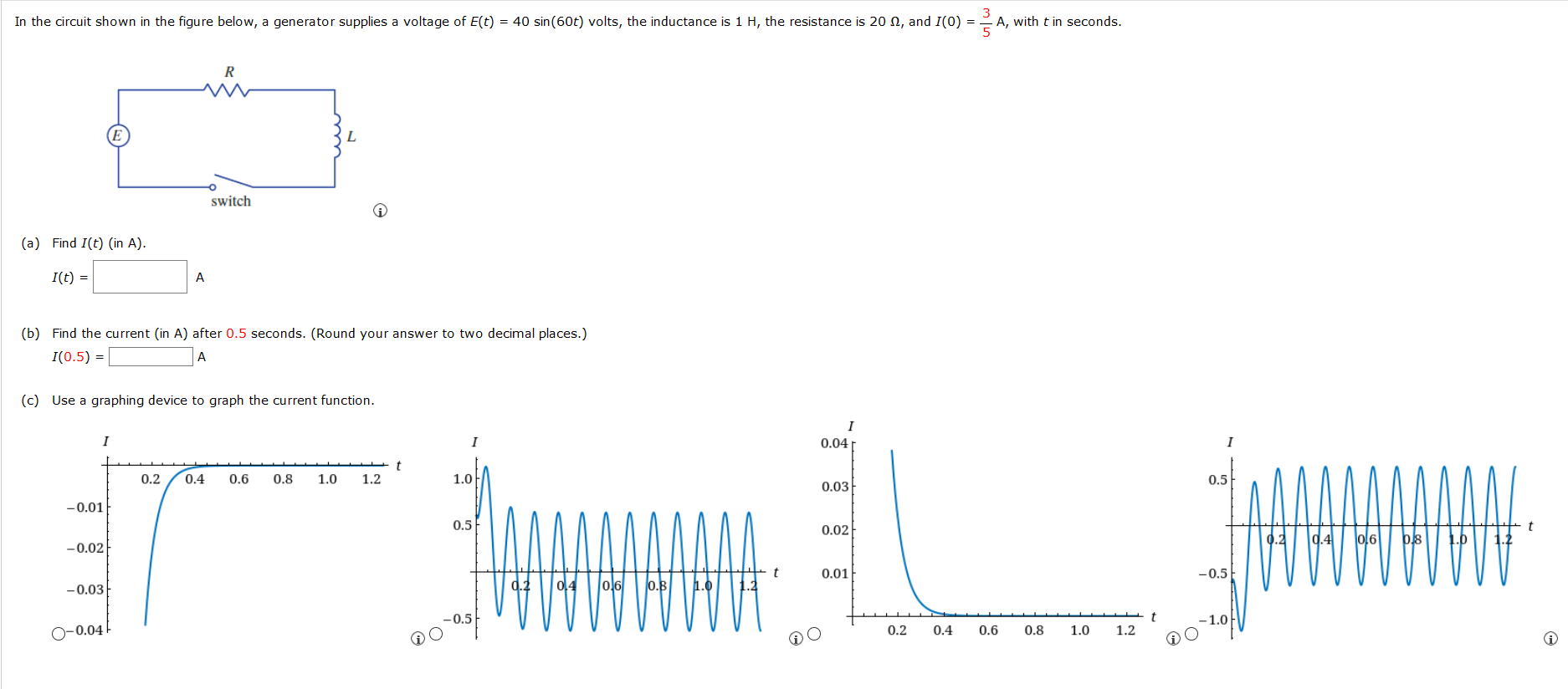 Solved In the circuit shown in the figure below, a generator | Chegg.com