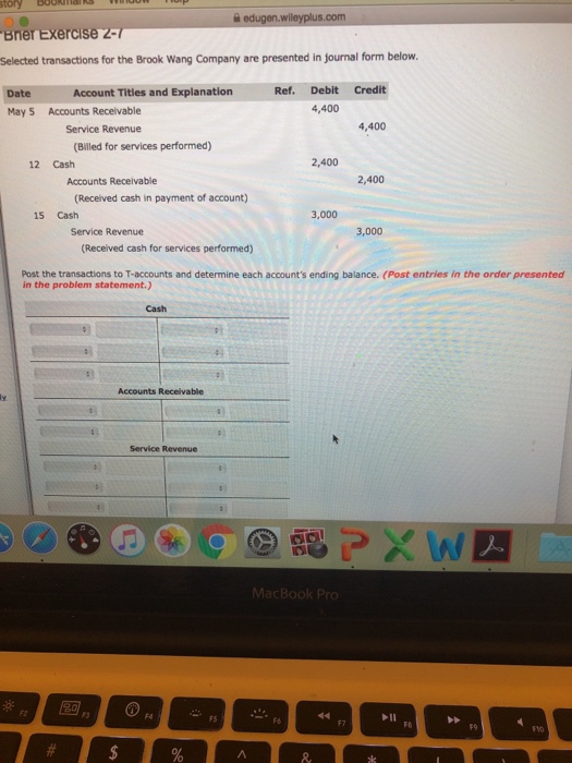 Solved For each of the following accounts, indicate the | Chegg.com