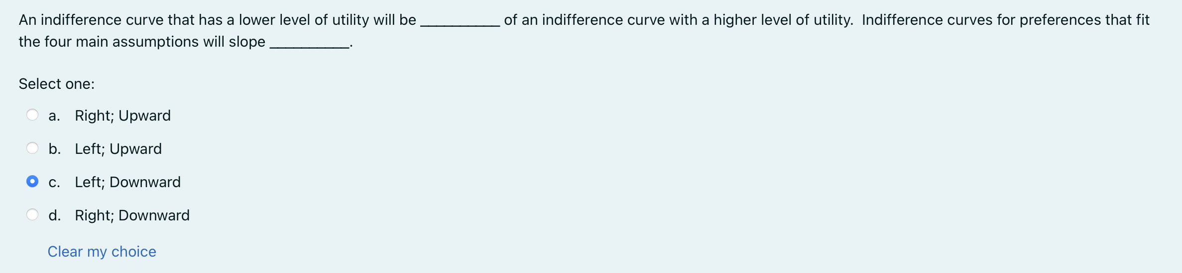 Solved An Indifference Curve That Has A Lower Level Of Chegg Solved An Indifference Curve That Has A Lower Level Of Chegg