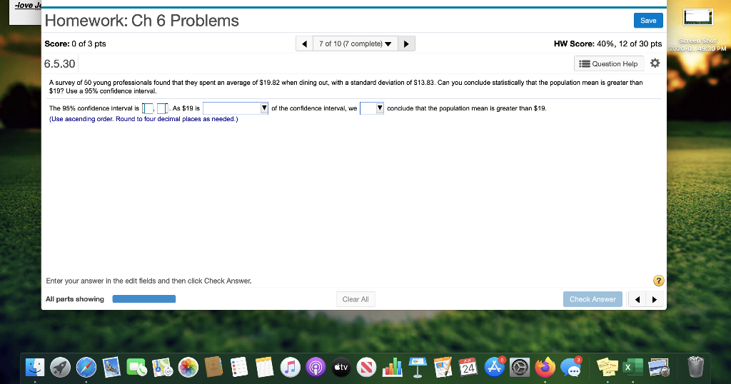 Solved -love Homework: Ch 6 Problems Save Score: 0 of 3 pts | Chegg.com