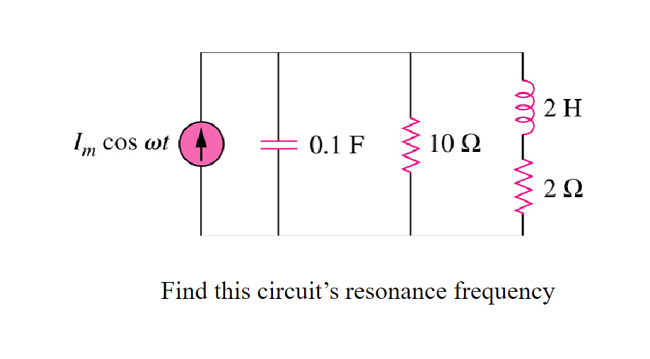 Solved Find ω0,ω1,ω2,B, and Q for this circuit. What is the | Chegg.com