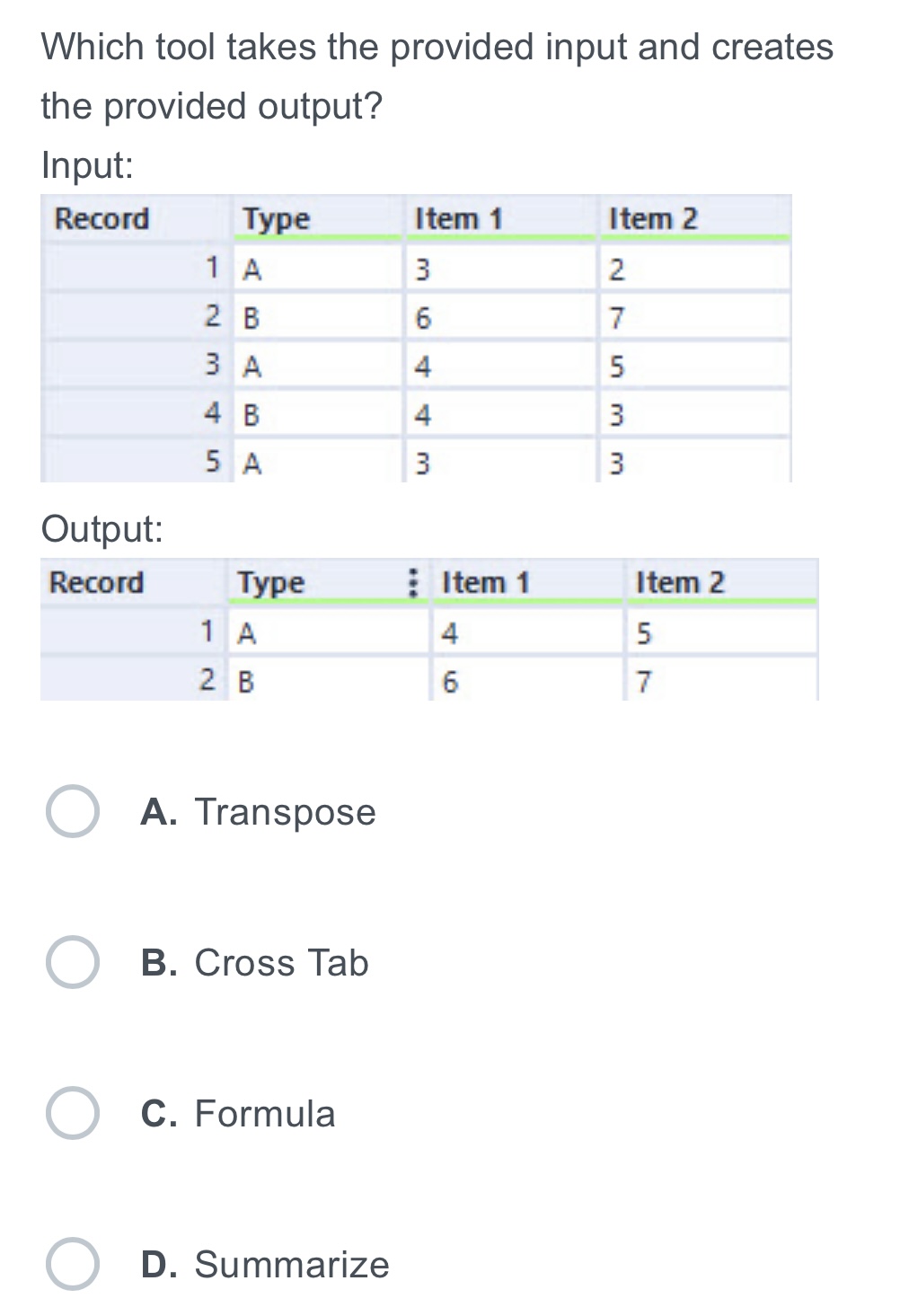Solved Which tool takes the provided input and creates the | Chegg.com
