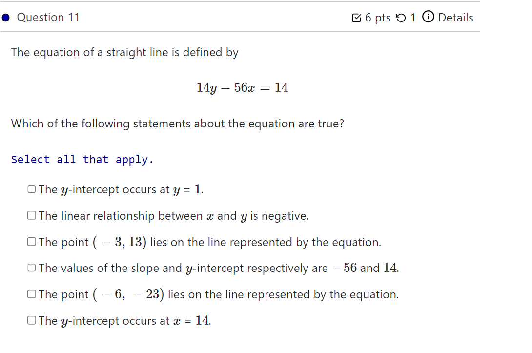 solved-the-equation-of-a-straight-line-is-defined-by-chegg