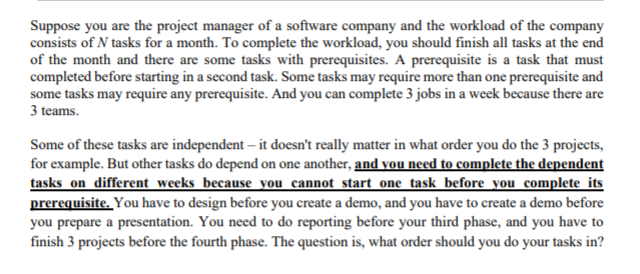 Solved Suppose you are the project manager of a software | Chegg.com