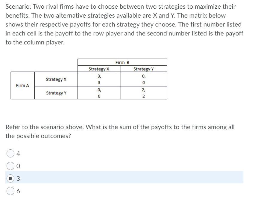 Solved Scenario: Two Rival Firms Have To Choose Between Two | Chegg.com