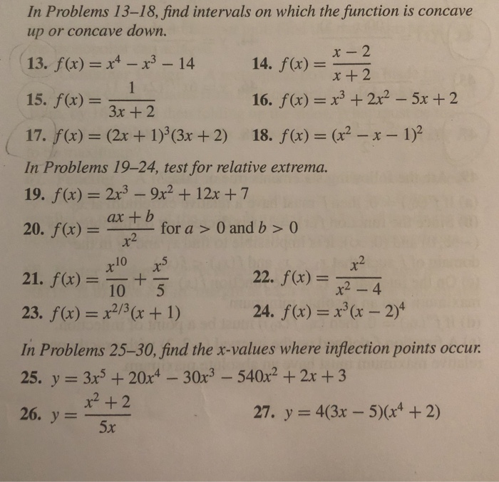 Solved In Problems 13-18, find intervals on which the | Chegg.com