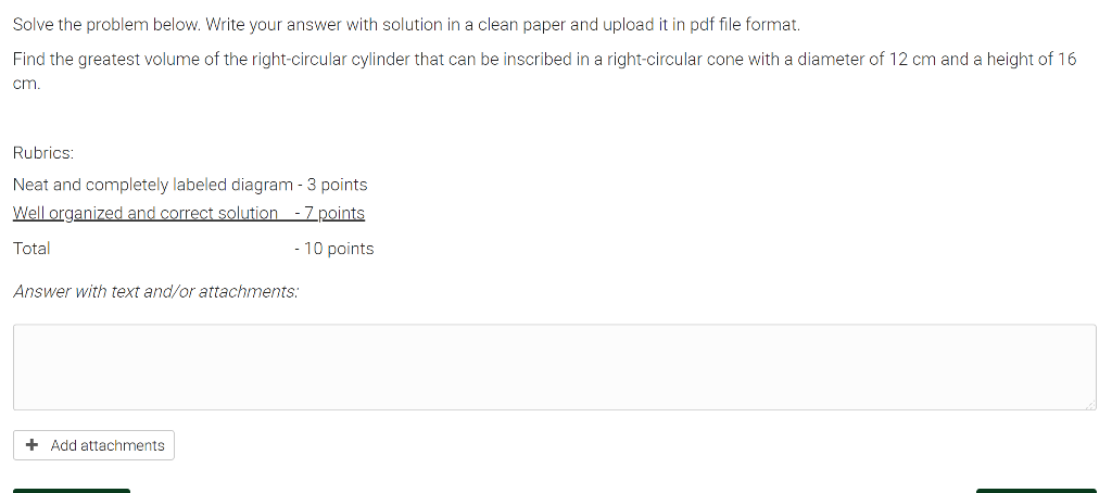 Solved Solve the problem below. Write your answer with | Chegg.com