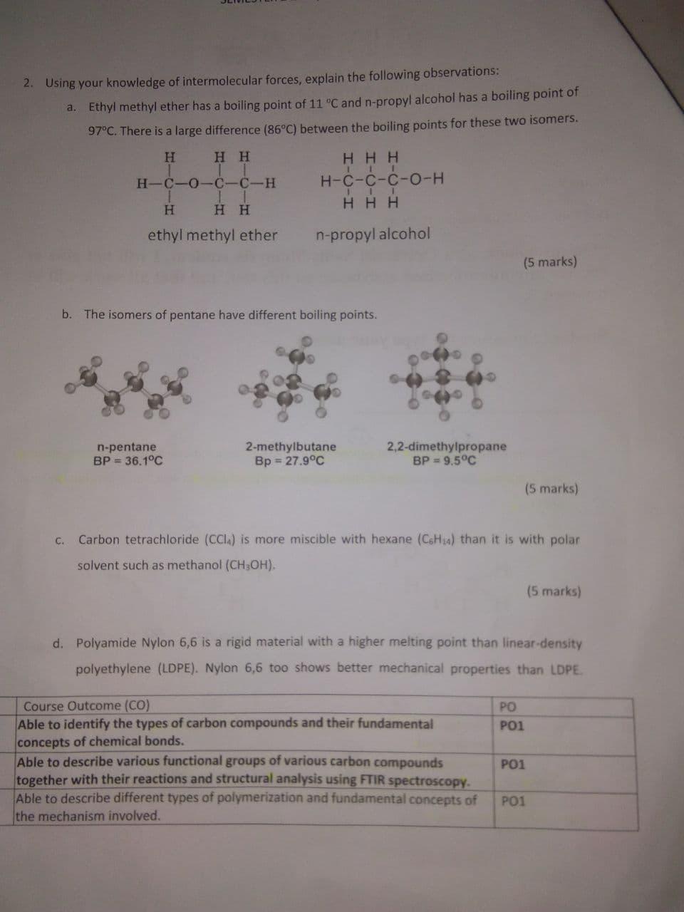 Solved 1. Determine The Hybridization And Geometry For All | Chegg.com